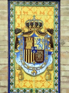  Escudo real de España.